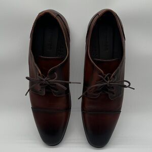 Express Rich Brown Leather Derbys